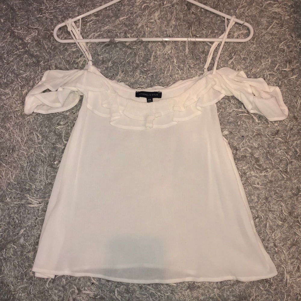 KENDALL AND KYLIE tank top with cute arm cuffs
